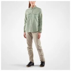 FJÄLLRÄVEN Women's Övik Travel Shirt L/S - Blouse -Fjällräven fjaellraeven womens oevik travel shirt l s blouse detail 3